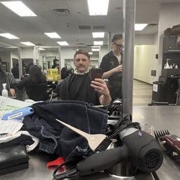 me getting my haircut me getting my haircut
