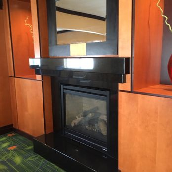 Fairfield by Marriott Inn & Suites Champaign - Fireplace is always a great touch - Hotels Near Me - Champaign, Illinois Fairfield by Marriott Inn & Suites Champaign - Fireplace is always a great touch - Hotels Near Me - Champaign, Illinois