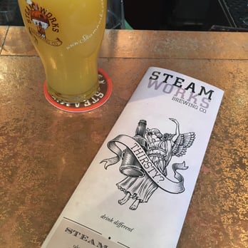 Steamworks - Yep cucumber beer and fresh squeezed orange juice! - Pubs Near Me - Vancouver, British Columbia Steamworks - Yep cucumber beer and fresh squeezed orange juice! - Pubs Near Me - Vancouver, British Columbia