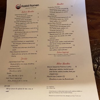 Rakkii Ramen - Menu - Ramen Near Me - Bethlehem, Pennsylvania Rakkii Ramen - Menu - Ramen Near Me - Bethlehem, Pennsylvania