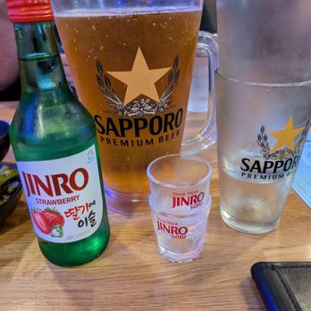 Sushi Damu - Strawberry Soju Beer combo for just 20 bucks! - Sushi Bars Near Me - Tustin, California