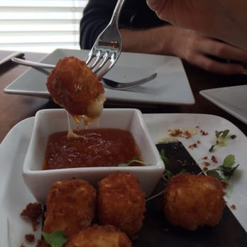 Barrel + Rye - Brie cheese curd eruption. Yum. - Cocktail Bars Near Me - Geneva, Illinois