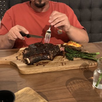 The Peppermill Steakhouse - 45 day aged rib eye steak. - Cocktail Bars Near Me - Tempe, Arizona