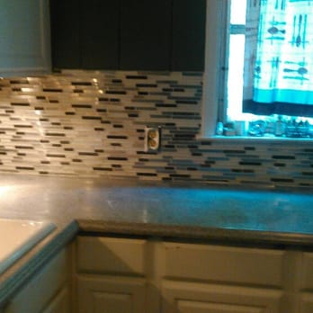 Ramsey Contracting - New countertop and glass backsplash - General Contractors Near Me - Indian Trail, North Carolina Ramsey Contracting - New countertop and glass backsplash - General Contractors Near Me - Indian Trail, North Carolina
