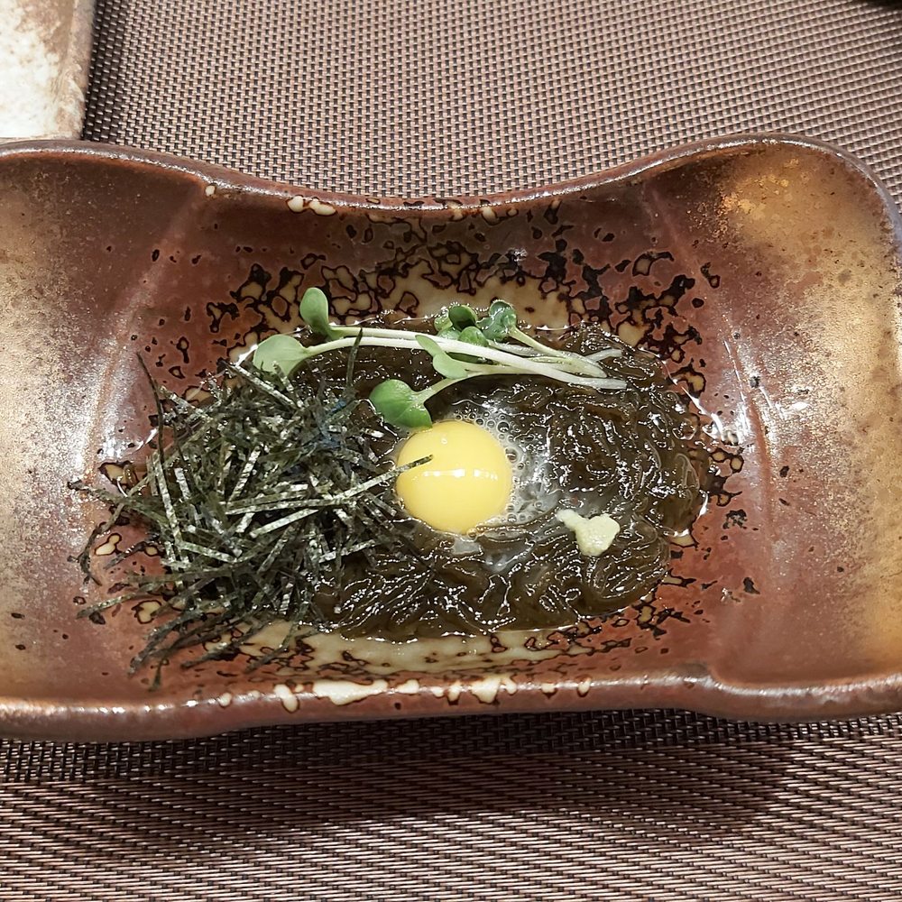 MF Sushi - Seaweed with quail egg. - Sushi Bars Near Me - Houston, Texas MF Sushi - Seaweed with quail egg. - Sushi Bars Near Me - Houston, Texas