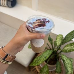 Blueberry Pancake iced latte