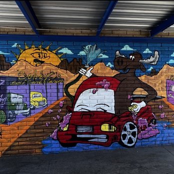 Bobby E's Car Wash - Beautiful mural. - Car Wash Near Me - Tempe, Arizona