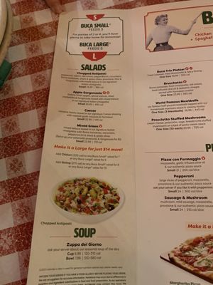 Menu photo 7 Buca di Beppo Italian Restaurant Peoria, AZ Menu photo 7 Buca di Beppo Italian Restaurant Peoria, AZ