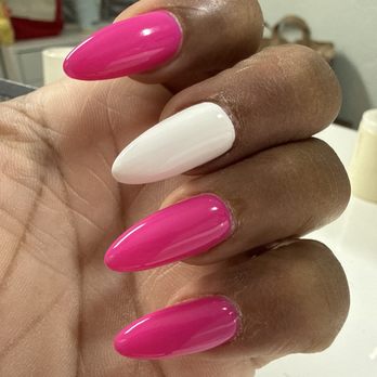 Lazylady Nail Studio - Painted nails before design - Nail Salons Near Me - Burlingame, California