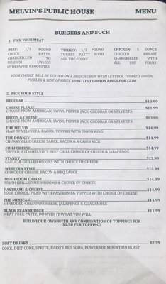 Menu photo 3 Melvin's Public House Heber City, UT Menu photo 3 Melvin's Public House Heber City, UT
