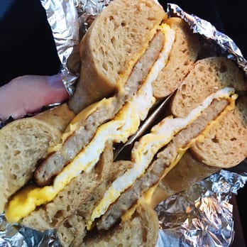 Virginia Bagel - Yummy sausage egg and cheese - Sandwiches Near Me - Centreville, Virginia Virginia Bagel - Yummy sausage egg and cheese - Sandwiches Near Me - Centreville, Virginia