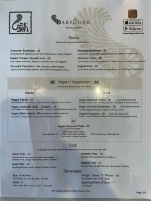 Menu photo 4 Daryoush Walnut Creek, CA