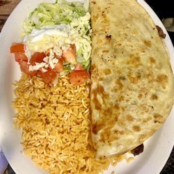 House Quesadilla - this huge in size and flavor!