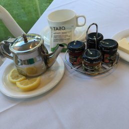 All the fixings needed for Tricia's hot tea!