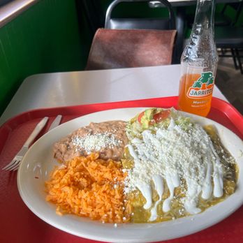 Los Gallitos Taqueria - My chicken enchiladas - Mexican Near Me - Denver, Colorado