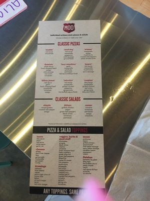 Menu photo 8 MOD Pizza Mckinney, TX