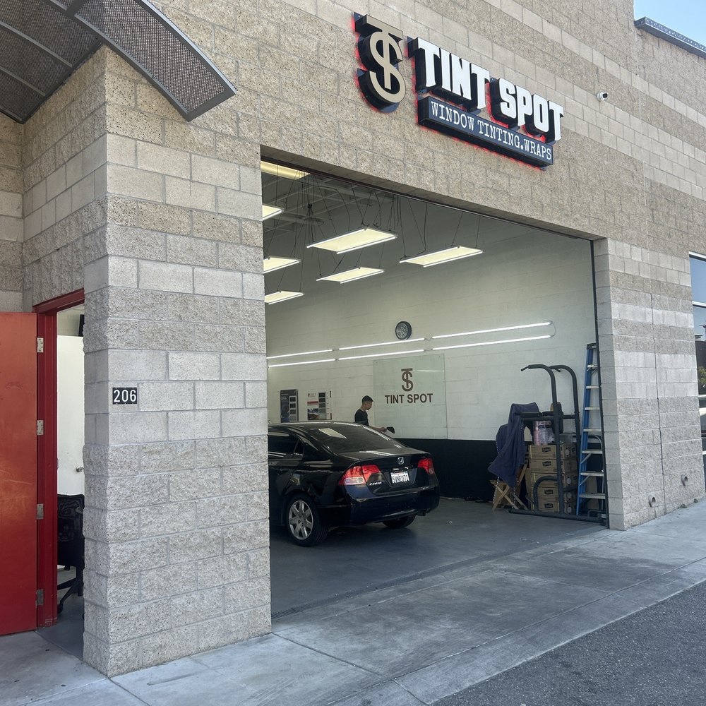 Front view of the shop