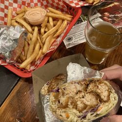 Cluck Truck Utah - Original fried chicken wrap