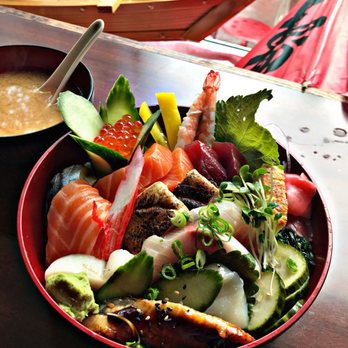 Torai Sushi - Chirashi and Miso Soup - Sushi Bars Near Me - Washington, DC, District of Columbia
