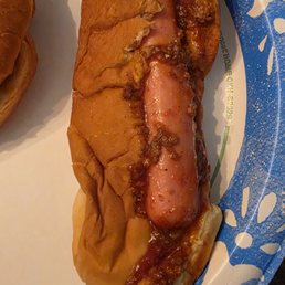 I mean, could do a bit better, put the hotdog together at least.
