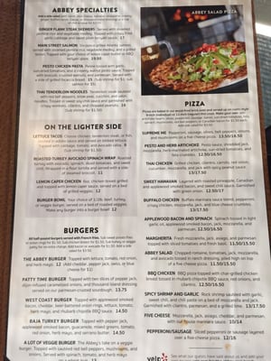 Menu photo 7 The Abbey Seal Beach, CA Menu photo 7 The Abbey Seal Beach, CA