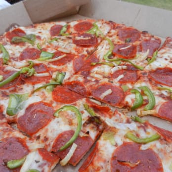 Domino's Pizza - Peperoni and Onions - Pizza Near Me - Hauula, Hawaii