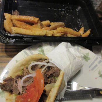 Kephi Greek Kitchen - Gyro with fries - Greek Near Me - Williamsburg, Virginia