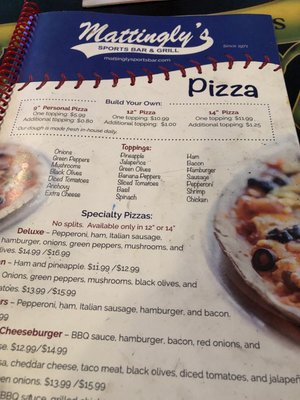 Menu photo 1 Mattingly's Sports Bar & Grill Florissant, MO Menu photo 1 Mattingly's Sports Bar & Grill Florissant, MO