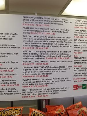 Menu photo 5 The Original Hoagie Shop Tempe, AZ Menu photo 5 The Original Hoagie Shop Tempe, AZ