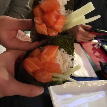 Sushi Yu - Salmon hand roll - Japanese Near Me - Alhambra, California Sushi Yu - Salmon hand roll - Japanese Near Me - Alhambra, California