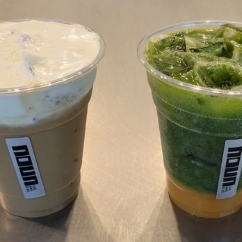 Noun - L: Short Stack, R: Tropicoqueta - Coffee & Tea Near Me - Marina del Rey, California
