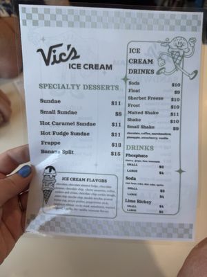 Menu photo 7 Vic's Ice Cream Sacramento, CA