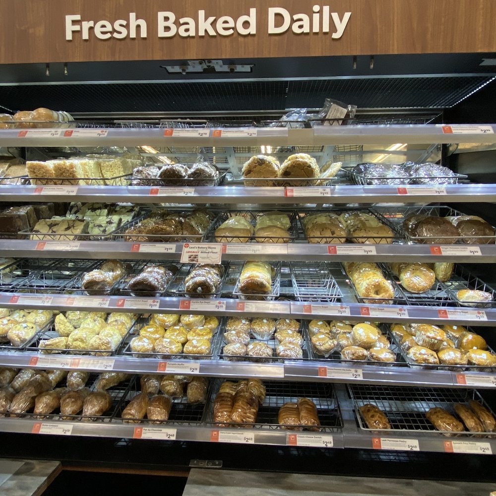 Fresh pastries. I got a spinach & feta (bottom right corner)