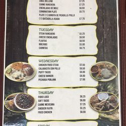 Taqueria Reyes - Lunch Specials available Monday through Friday.