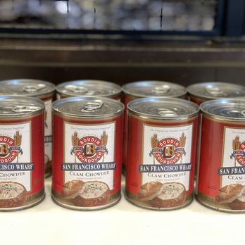 Boudin - They have really good clam chowder here...you can buy them freshly sealed on a can to take home. - Bakeries Near Me - San Jose, California Boudin - They have really good clam chowder here...you can buy them freshly sealed on a can to take home. - Bakeries Near Me - San Jose, California