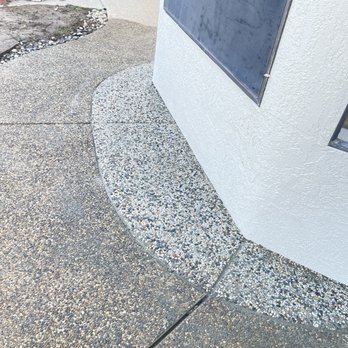 AC Concrete - After the water is directed away from the house to new drains - Masonry/Concrete Near Me AC Concrete - After the water is directed away from the house to new drains - Masonry/Concrete Near Me