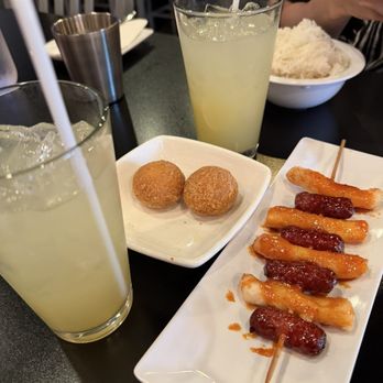 Bonchon Natomas - calamansi juice, Sotteok Sotteok and Cheese Balls - Korean Near Me - Sacramento, California