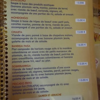 El Juanchito - Les plats - Latin American Near Me - Paris, 75