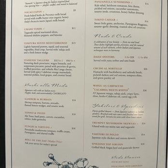 Ciaorigato - Menu - Italian Near Me - San Francisco, California Ciaorigato - Menu - Italian Near Me - San Francisco, California