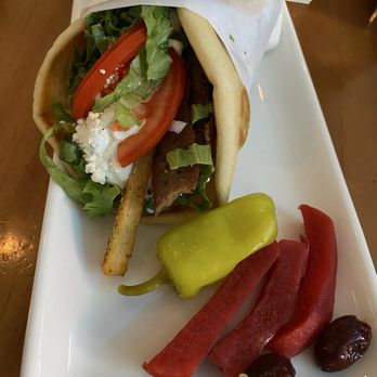 Greek Bistro - Gyro wrap - Greek Near Me - Glendale, California Greek Bistro - Gyro wrap - Greek Near Me - Glendale, California