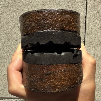 Bernardo Shoe Repair - Heel was supposed to have cork rebuild. The two heels have noticeable thickness difference - Shoe Repair Near Me - Sunnyvale, California