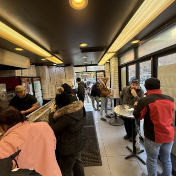 2 Bros Pizza - Standing room for ordering , cue at the far left - Pizza Near Me - New York, New York 2 Bros Pizza - Standing room for ordering , cue at the far left - Pizza Near Me - New York, New York