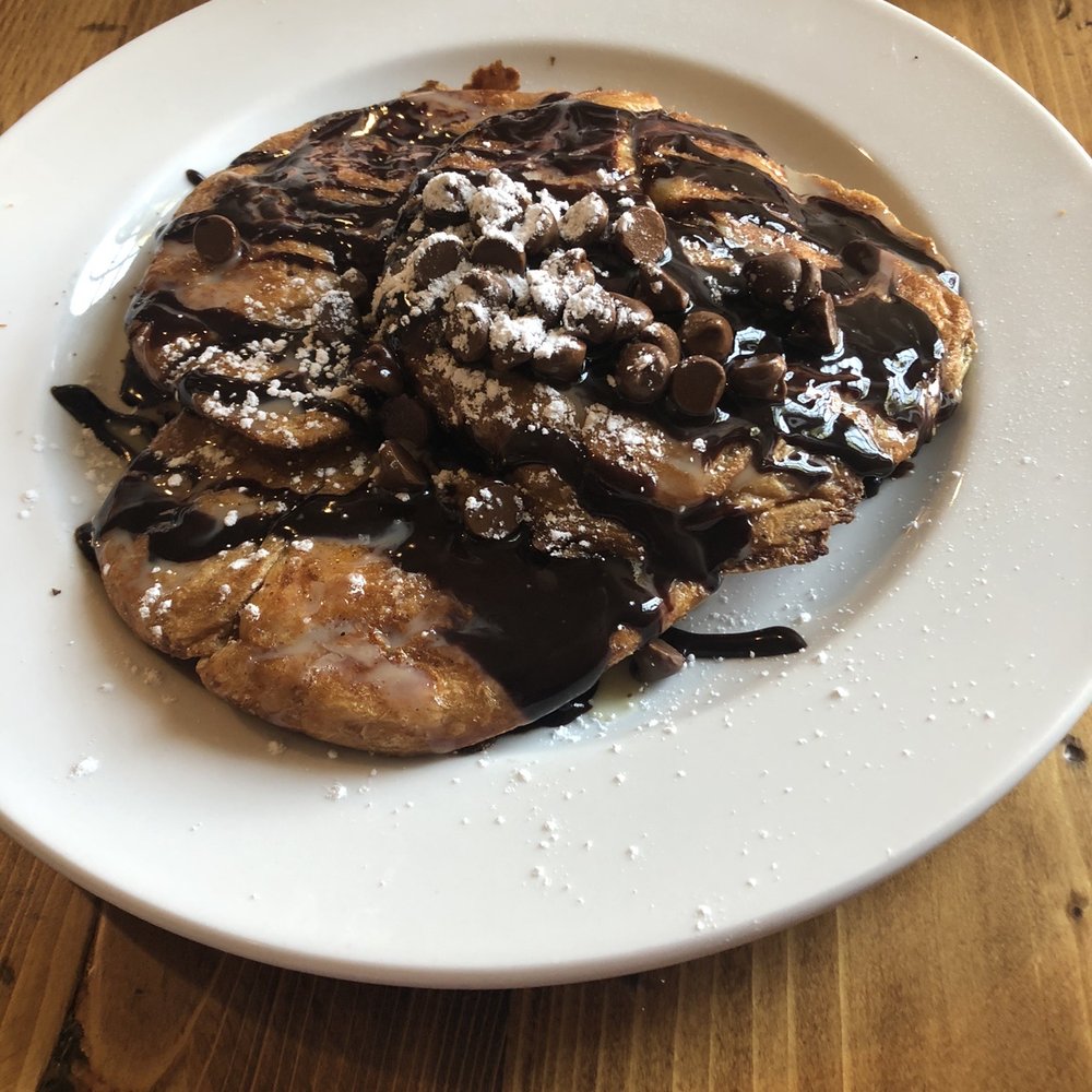 Tavern at the Sun Inn - Triple chocolate croissant French toast - Bars Near Me - Bethlehem, Pennsylvania