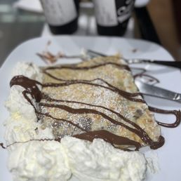 Strawberry Banana Nutella Crepe