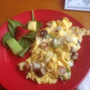 Day By Day Cafe - Lo-carb special. 4 eggs with meat, cheese and fruit. - Cafes Near Me - Saint Paul, Minnesota Day By Day Cafe - Lo-carb special. 4 eggs with meat, cheese and fruit. - Cafes Near Me - Saint Paul, Minnesota