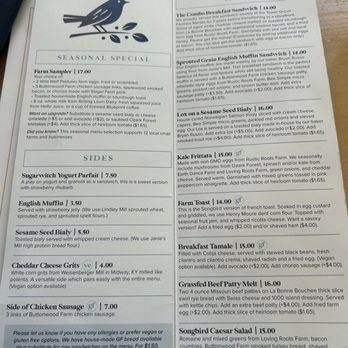 Songbird - Breakfast & Brunch Near Me - St. Louis, Missouri