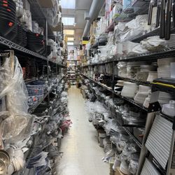 Rongcity Equipment Supply - Long hallways full of restaurant supplies