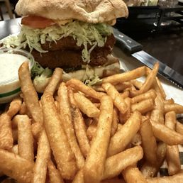 Crispy Chicken Sandwich with Fries