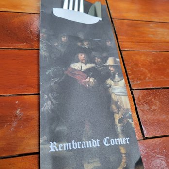 Rembrandt Corner - Even the silverware holder is fancy - Bars Near Me - Amsterdam, New Hampshire