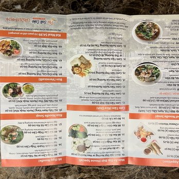Pho Salt Lake - a brochure of thai food - Vietnamese Near Me - Salt Lake, Utah